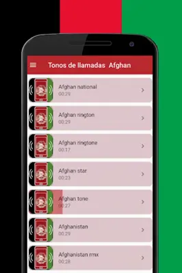 Tonos Afghan android App screenshot 1